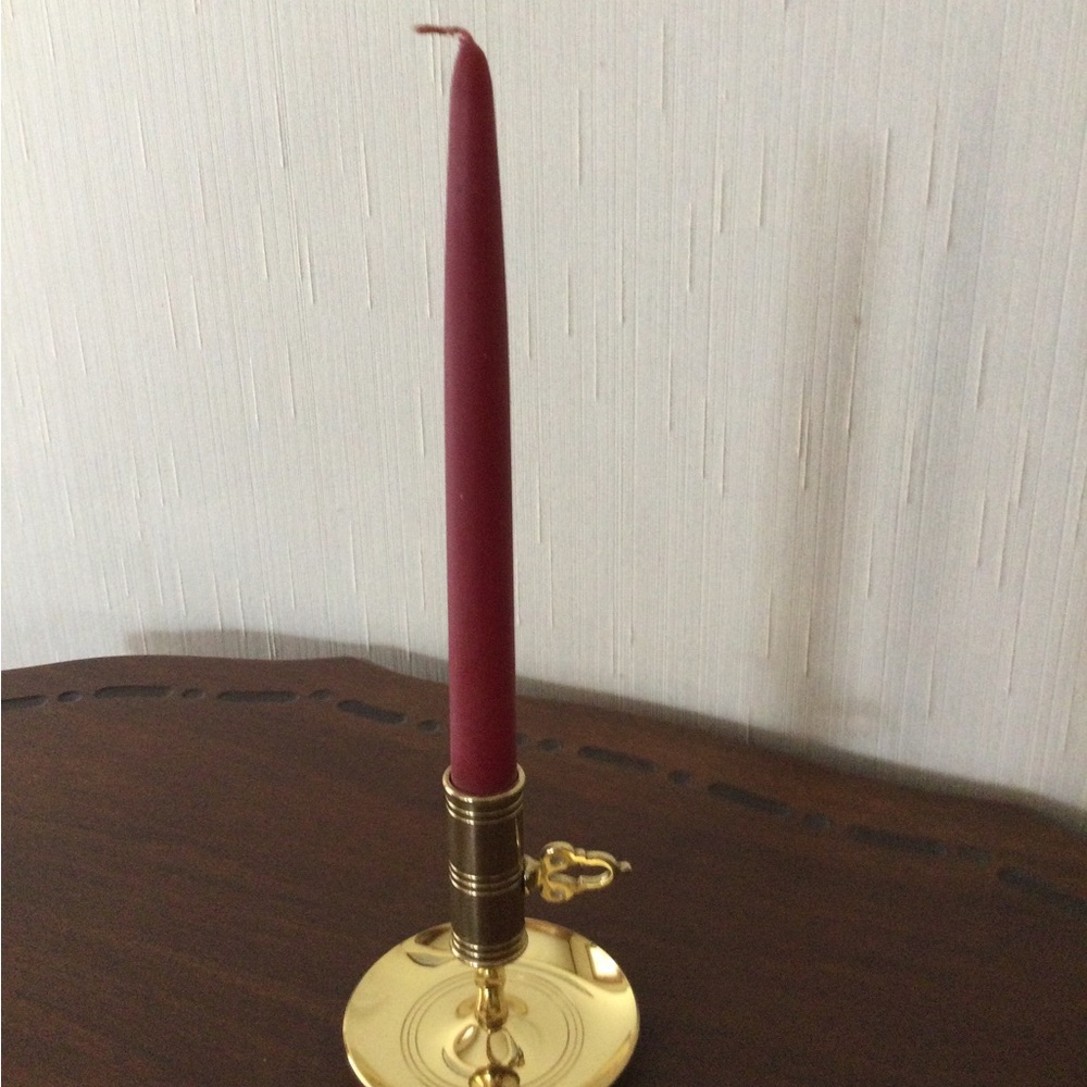 Forged Brass Turn-Key Chamberstick by Baldwin